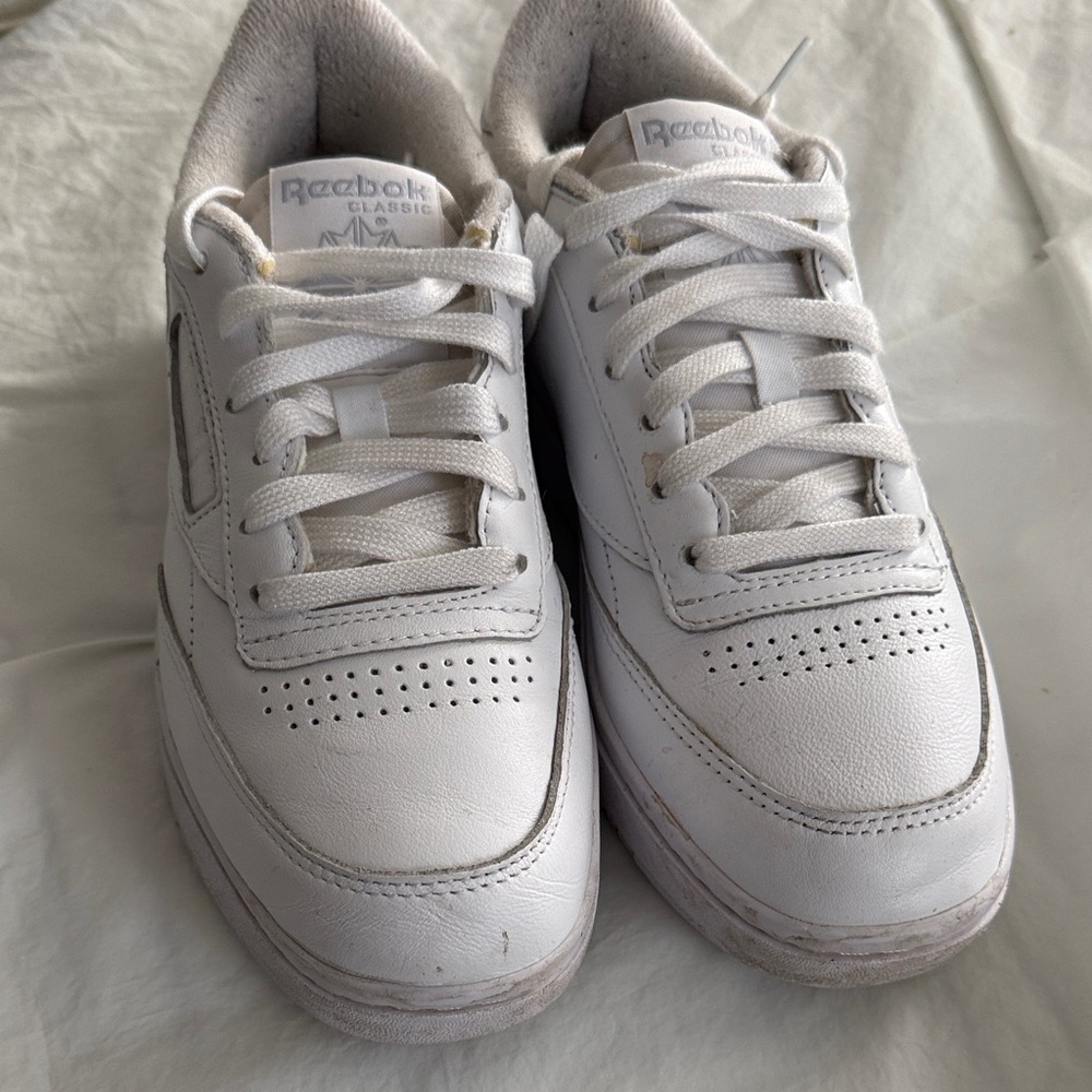 Reebok Classic White Leather Sneakers
